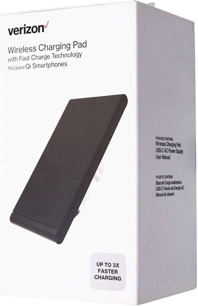 Verizon Fast Charge Wireless Charging Pad Qi Enabled
