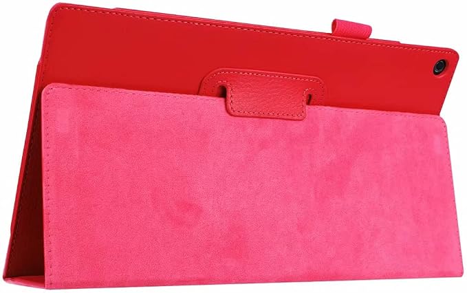 Tablet Cover for Amazon Kindle Fire HD10 7th 9th Generation(2017/2019 Release) Ultra Slim Folio Stand Lightweight Leather Case for Kindle Fire HD 10 7th 9th Gen 10.1 (KST-Dark Blue)