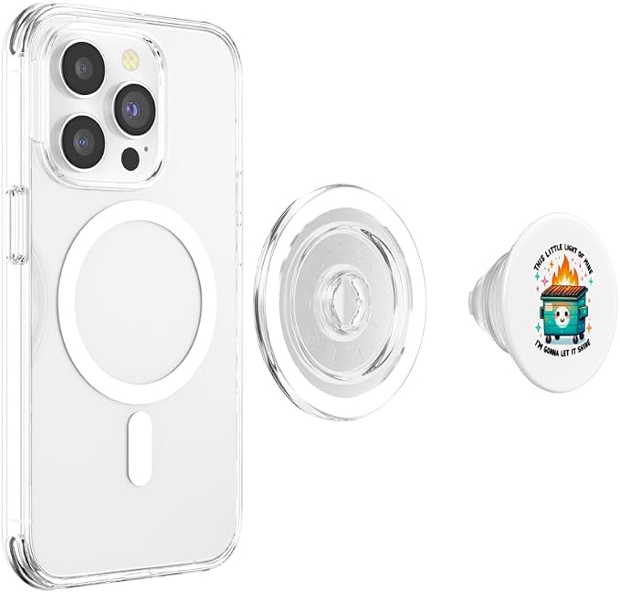 Snarky Dumpster Fire PopSockets Adhesive PopGrip
