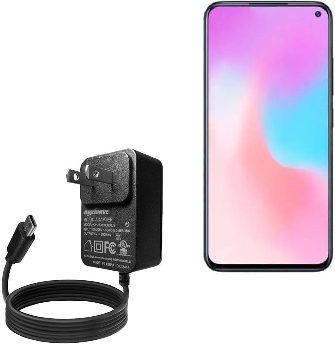 BoxWave Charger Compatible with Meizu 17 - Wall Charger Direct (15W) Rapid Charge Your Device with Built-in 3ft Cable