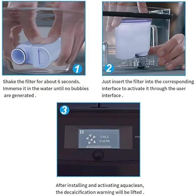 Coffee Machines Water Filter Compatible with Philips Saeco AquaClean 4 Pack
