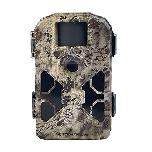 Stealth Cam 2020 G42NG 24MP Trail Camera and Memory Card Bundle. No-Glow Flash, 100-Ft. IR Range, Kryptek Camo (3 Items)
