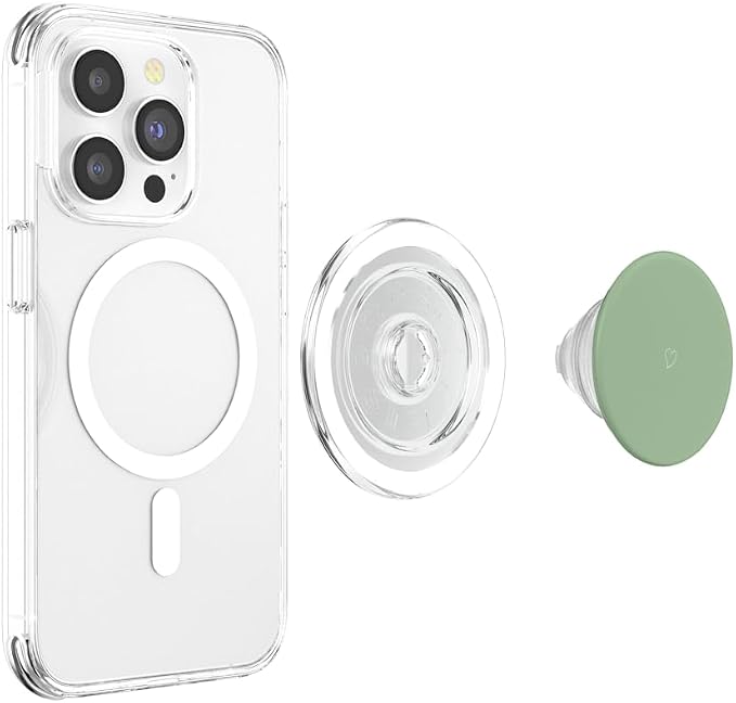 Cute Heart Love Matcha Green PopSockets Adhesive PopGrip