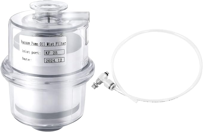 Oil Mist Filter, KF25 Vacuum Pump Exhaust Filter, 95% Efficiency Oil Mist