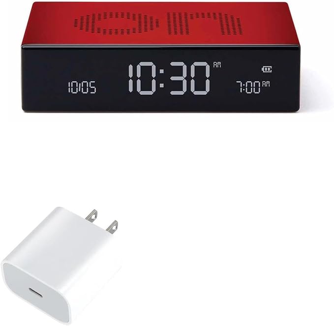 BoxWave Charger Compatible with Lexon Flip Premium - PD GAN miniCube (30W) 30W Tiny PD GAN Type-C Wall Charger - Winter White