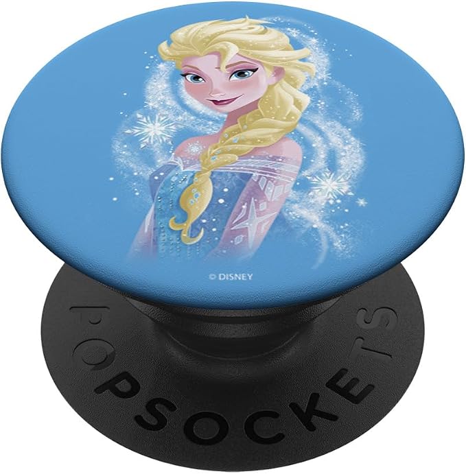 Disney Frozen Elsa Snowflake Swirls PopSockets Standard PopGrip