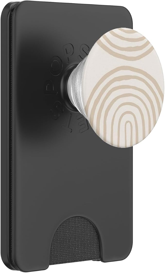 Neutrals Boho Rainbows Desert Chic Minimalist Fashion Women PopSockets Adhesive PopGrip