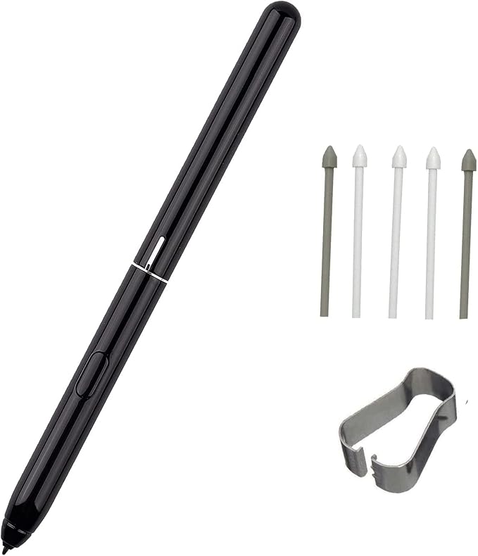 Galaxy Tab S4 Stylus S Pen Replacement for Samsung Galaxy Tab S4 EJ-PT830B T835 T837 Touch Pen with Tips/Nibs (Black)