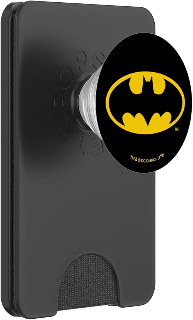 Batman Classic Bat Shield Logo PopSockets Adhesive PopGrip