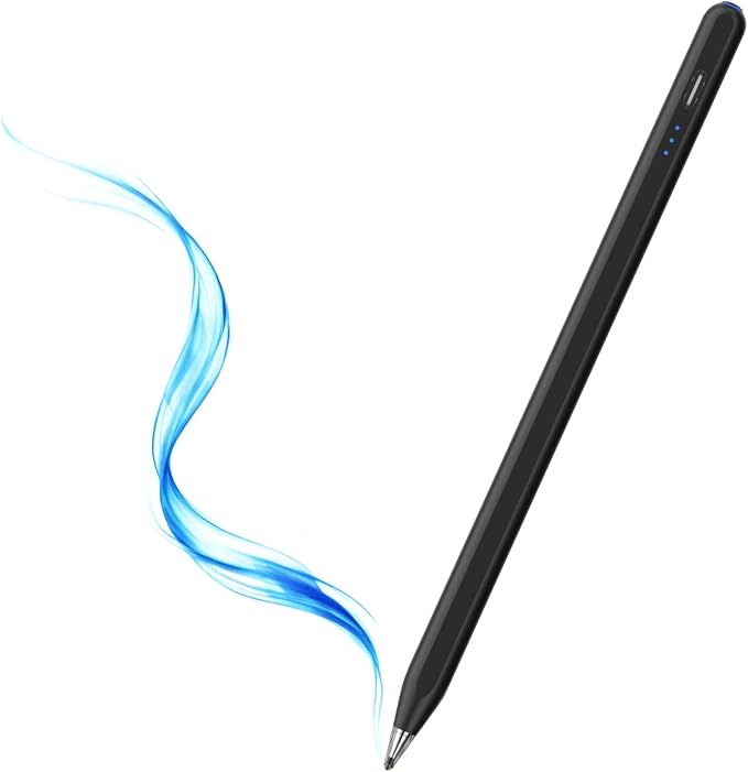 Galaxy Tab A11+ Stylus Pen for Samsung Table A11/A9+/A9 Drawing Stylus for Android Tablets Precise Writing PencilFast ChargingAuto SleepButton on/Off (Black)