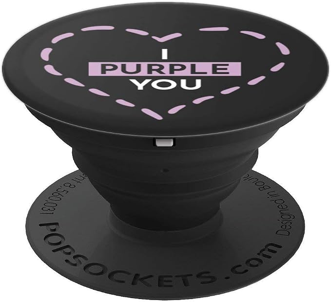 I Purple You Phone Grip Design for Kpop Fans PopSockets Adhesive PopGrip
