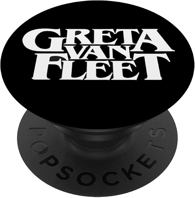Official Greta Van Fleet Band Logo Black PopSockets Standard PopGrip