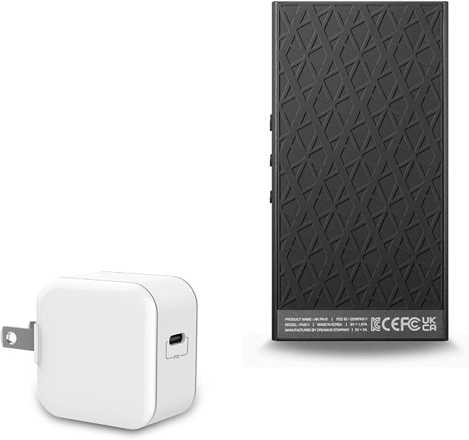BoxWave Charger Compatible with Astell &amp Kern AK PA10 - PD GAN miniCube (30W) 30W Tiny PD GAN Type-C Wall Charger - Winter White