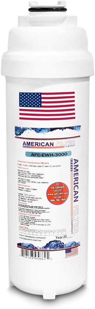 American Filter Company®, Water Filter, Model # AFC-EWH-3000, Compatible