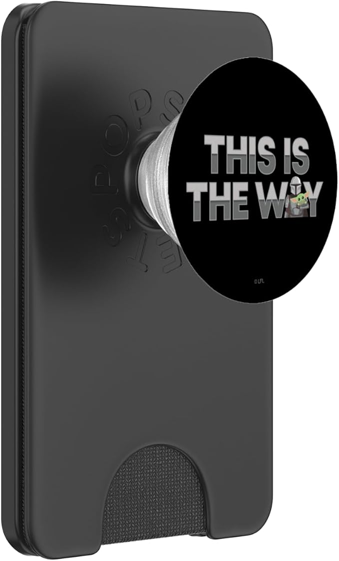 Star Wars The Mandalorian Mando &amp the Child This Is The Way PopSockets Adhesive PopGrip