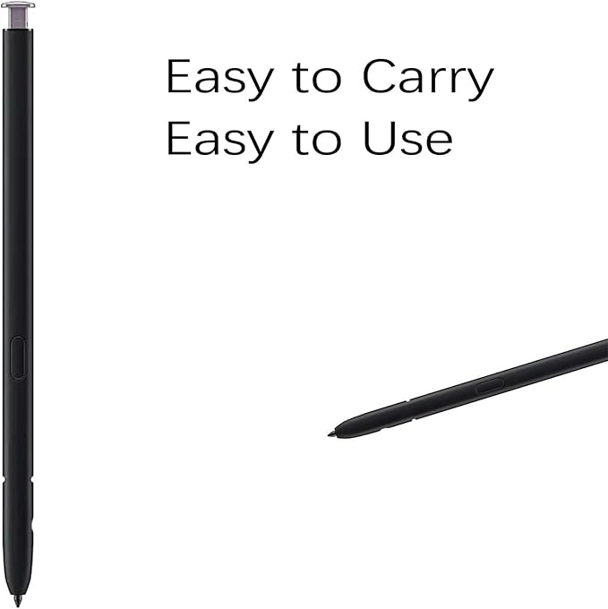 2 Pack S Pen S23 Ultra Stylus Replacement for Samsung Galaxy S23 Ultra S Pen withoutBluetooth Function(Phantom Black) + Eject Pin EJ-PS918