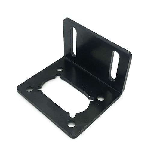 Bringsmart Mini Mounting Brackets of A58 Worm Gear Motor with Screw Motor Support for Fixed Motors (Bracket)
