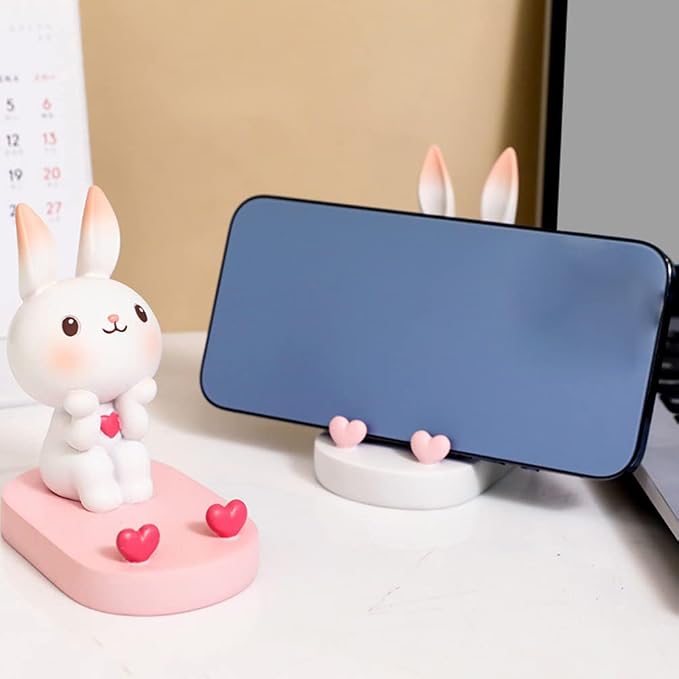 Gatuida Phone Stand Cute Rabbit Smartphone Stand Phone Holder Cartoon Animal