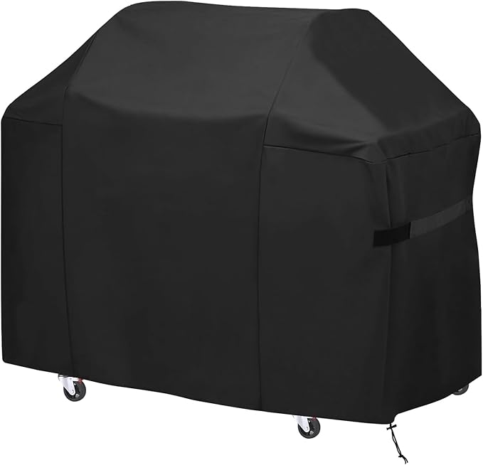 63 Inch Premium Outdoor Grill Cover Fit for Weber Genesis and Genesis II 300 Series 3-Burner Grills, BBQ Covers for Outside, Heavy Duty Waterproof Fade Resistant