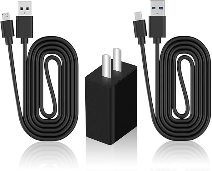 Fast Charging Upgraded Dual USB Charing Port Power Adapter Type C Male to USB 2.0 Cable w/Micro USB Data Sync Charging Cable Compatible with U.S. Cellular ZTE Imperial Max Z963U