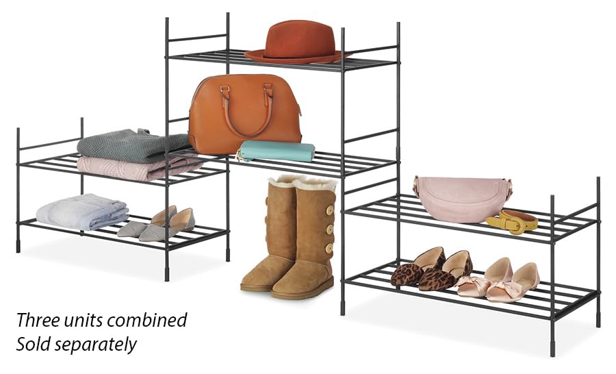 Whitmor Modular 2-Tier Stacker Shelf - size: 2-TIER
