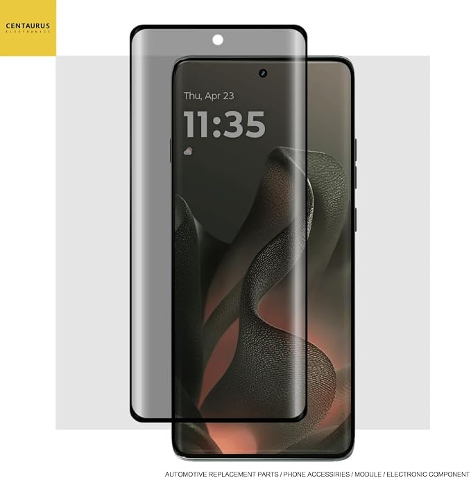 DUNSIHUI 2pcs Privacy 3D Curved Screen Protector For Motorola Edge（2025）Anti-spy Anti-Scratch Tempered Glass Film For Moto Edge（2025）