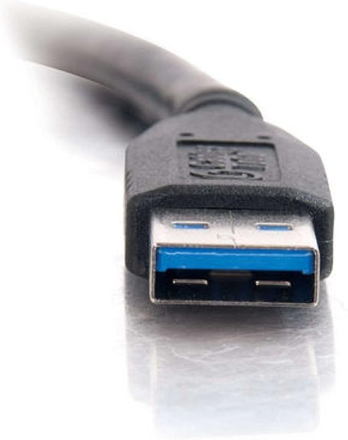 C2G 52107 USB A to A Long USB Extension Cable 6.56 Feet (2 Meters) Black (Pack of 2)