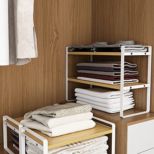 SIDIANBAN Desktop Organizer Shelf Office Storage Rack Computer Desk Bookshelf Adjustable Display Shelf for Office Supplies (White) - color: White Rack & Yellow Board