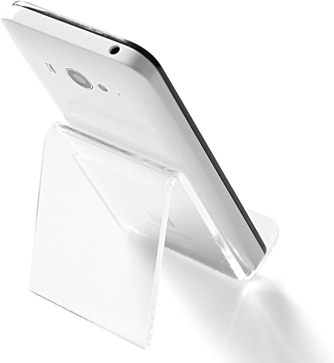 5 Pack Clear Show Rack Display Holder Mount Stand for Mobile Cell Phone iPhone Display Stands