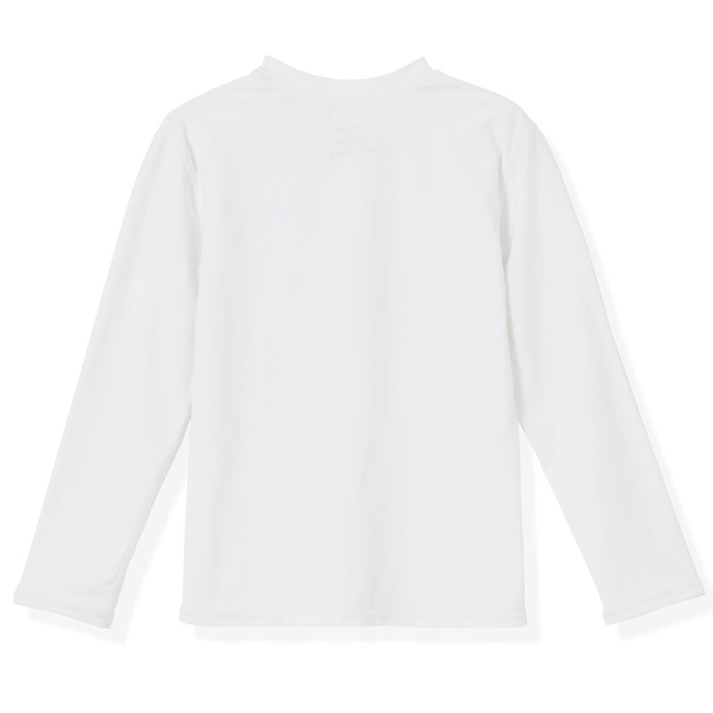 Willit Boy/Toddler Rash Guard Swim Shirt Long Sleeve White 5T