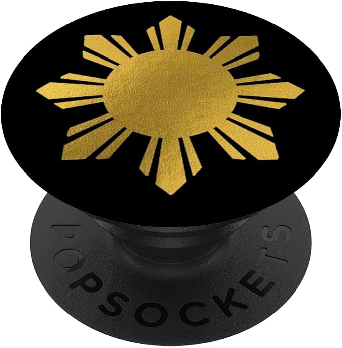 Philippines Flag Sun Filipino Pinoy PopSockets Adhesive PopGrip