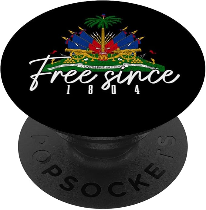 Haiti Haitian Flag Caribbean Souvenir PopSockets PopGrip for MagSafe