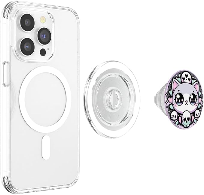 Pastel Goth Gothic Kawaii Cat PopSockets Standard PopGrip