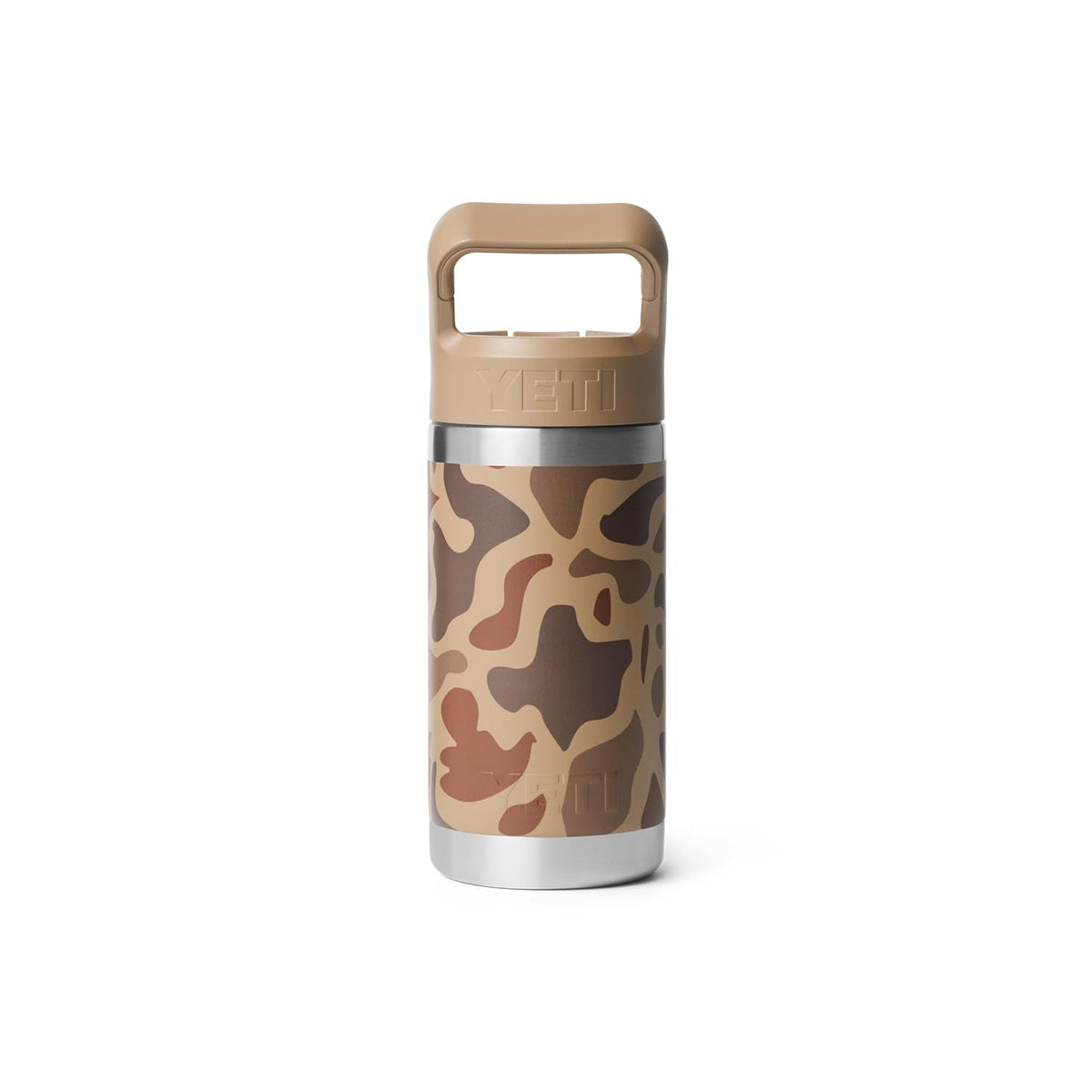 YETI Rambler Jr. 12 oz Kids Bottle, with Straw Cap, Wetlands Camo