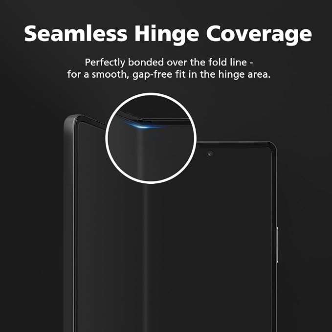 [3+3] for Samsung Galaxy Z Fold 3 Clear TPU+EPU Screen Protector [3 Pack Inside + 3 Pack Front] HD Clarity for Ultimate Protection Self-Healing Easy Installation with Alignment Jig