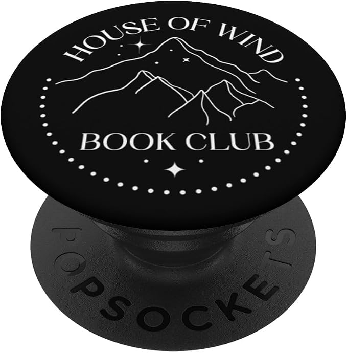 House of Wind Book Club Lovers Unique Artistic Avid Readers PopSockets Adhesive PopGrip