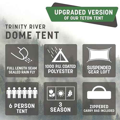 Stansport 6 Person Camping Tent