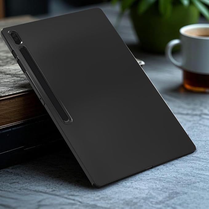 Case for 14.6 Inch Samsung Galaxy Tab S10 Ultra (2024) / Galaxy Tab S9 Ultra (2023) / Galaxy S8 Ultra (2022) [Lightweight + Protective] Shockproof Soft Ultra Slim Cover Black