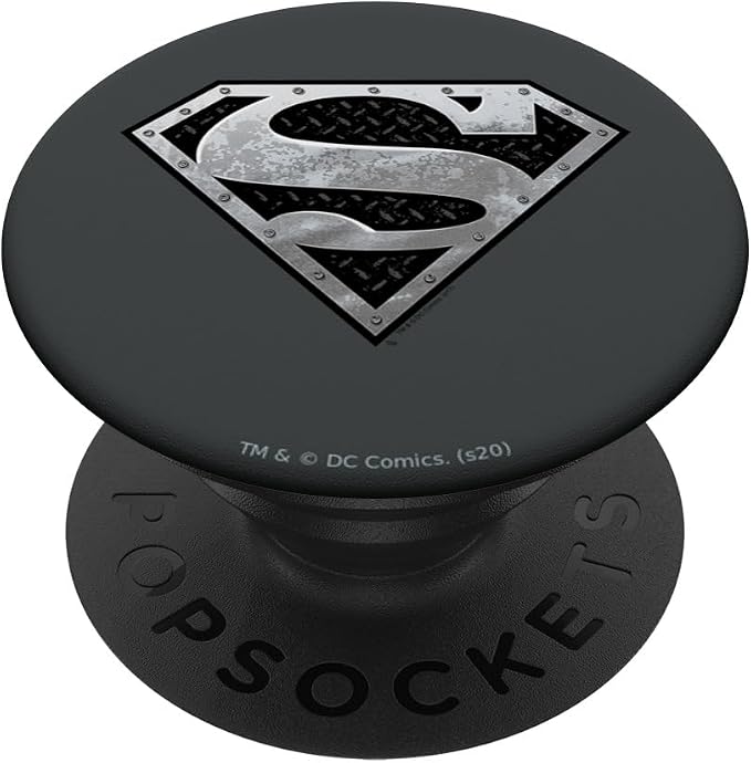 Superman Super Metallic Shield PopSockets Adhesive PopGrip