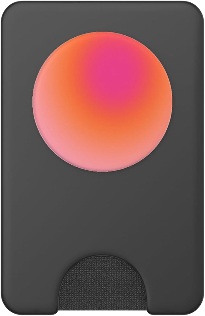 Pink and Orange Gradient Cute Aura Aesthetic PopSockets Adhesive PopGrip
