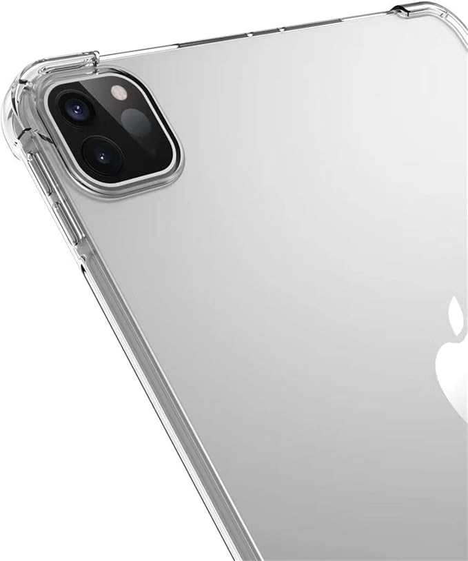 Dteck for iPad Pro 13-Inch (M4/M5) Clear TPU Case 2024/2025 Release Durable Soft Silicone Back Cover Slim Fit Lightweight Anti Scratch Ultra Thin Protective Tablet Basic Case Shell (Transparent)