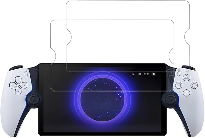 Screen Protector Tempered Glass for PlayStation Portal Remote Player 8inch / Sony PlayStation 5 PS5 Portal (2-Pack) HD Clear Anti-Scratch Screen Protector