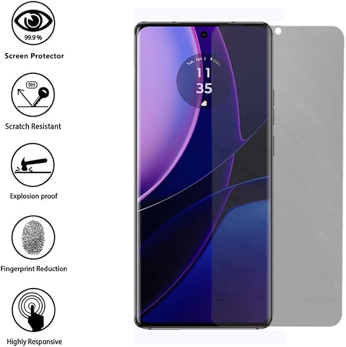 for Motorola Edge (2023) 6.6 Privacy Screen Protector[2-pack] Anti-Spy Anti-peeping Anti Glare Soft Protective Film for Motorola Edge (gen 4) 2023