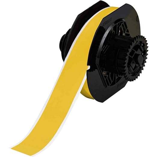 Brady B30C-1125-595-YL 100' Length x 1.125" Width, B-595 Vinyl, Yellow BBP31 Indoor/Outdoor Tape