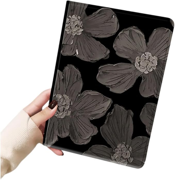 Flower Case for Xiaomi Redmi Pad 2 11 Case Flower Pattern Cute Floral Illustrated Printed Cover with Pencil HolderColor 5