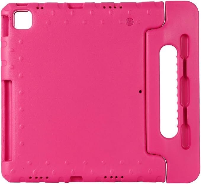 Kids Case for iPad Pro 11 M5/M4 &amp iPad Air 11 (2026/2025/2024) Shockproof Case with Pencil Holder Techcircle Light EVA Foam Handle Stand Bumper Protective Child Friendly Drop Proof Cover Black