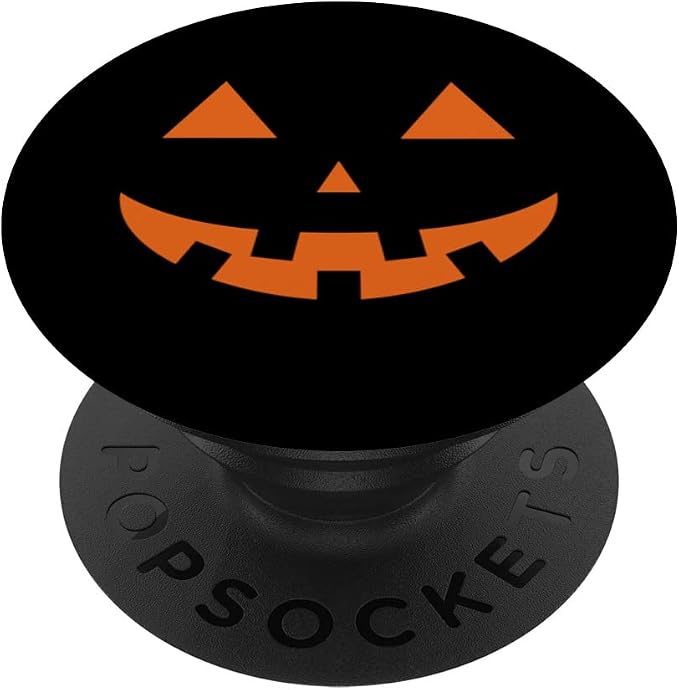 Halloween pumpkin face Jack o Lantern for halloween party PopSockets Swappable PopGrip