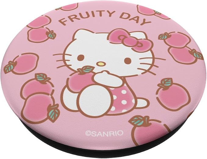 Hello Kitty Pink Apples Fruity Day PopSockets Adhesive PopGrip