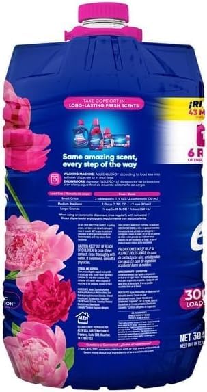 Ensuenoo Max Fabric Softener 300 Loads, 304 oz