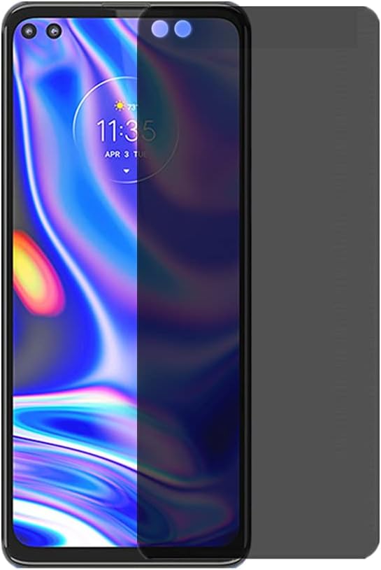 for Motorola One 5G Full Coverage Screen Protector - [2pack] Ultra Thin Anti-Scratch Screen Tempered Glass Protective Film for Motorola Moto One 5G